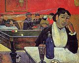 Paul Gauguin Canvas Paintings - Night Cafe at Arles